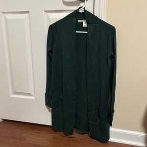 Max Studio Green Cardigan